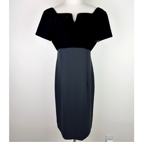 Liz Claiborne Vintage Black Sweetheart Dress - Picture 1 of 10